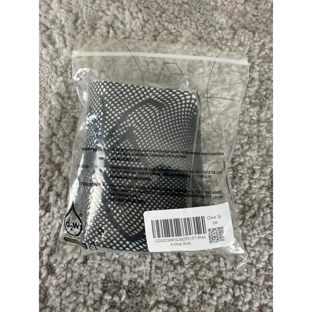 New Cider Size One Size Spider Web Mesh Fishnet Goth Punk Tights Black Women